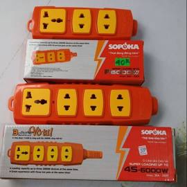 Ổ Cắm Đui Sứ Siêu Chịu Tải SOPOKA 6000W